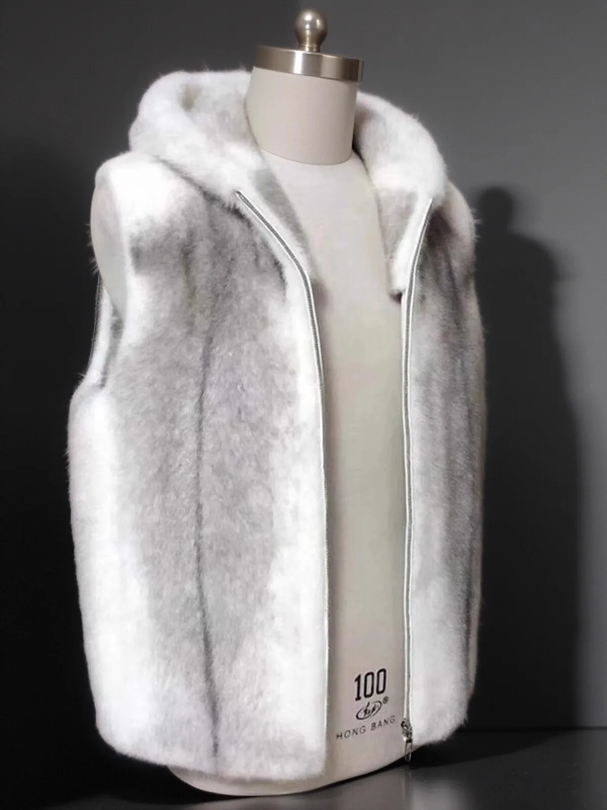 

Цельное двустороннее меховое зимнее пальто с синим мехом норки, мужской костюм с воротником из норки, короткая куртка с рукавами