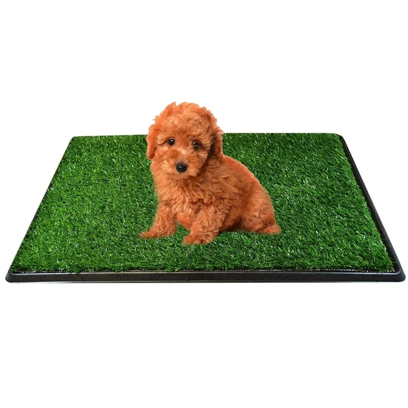 Dog Grass Pee Pads Artificial Grass Mat Puppy Potty Mat for Small Size Dogs