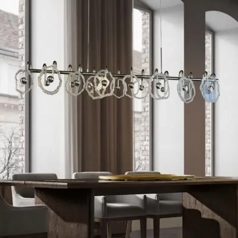 Modern Crystal Chandelier LED Dimmable with Remote Control for Hotel Lobbies Living Rooms and Dining Rooms