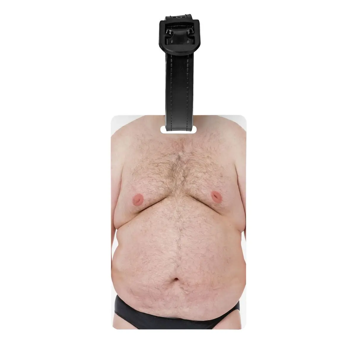 Harige buik bagagelabels voor reiskoffer Privacy Cover ID-label