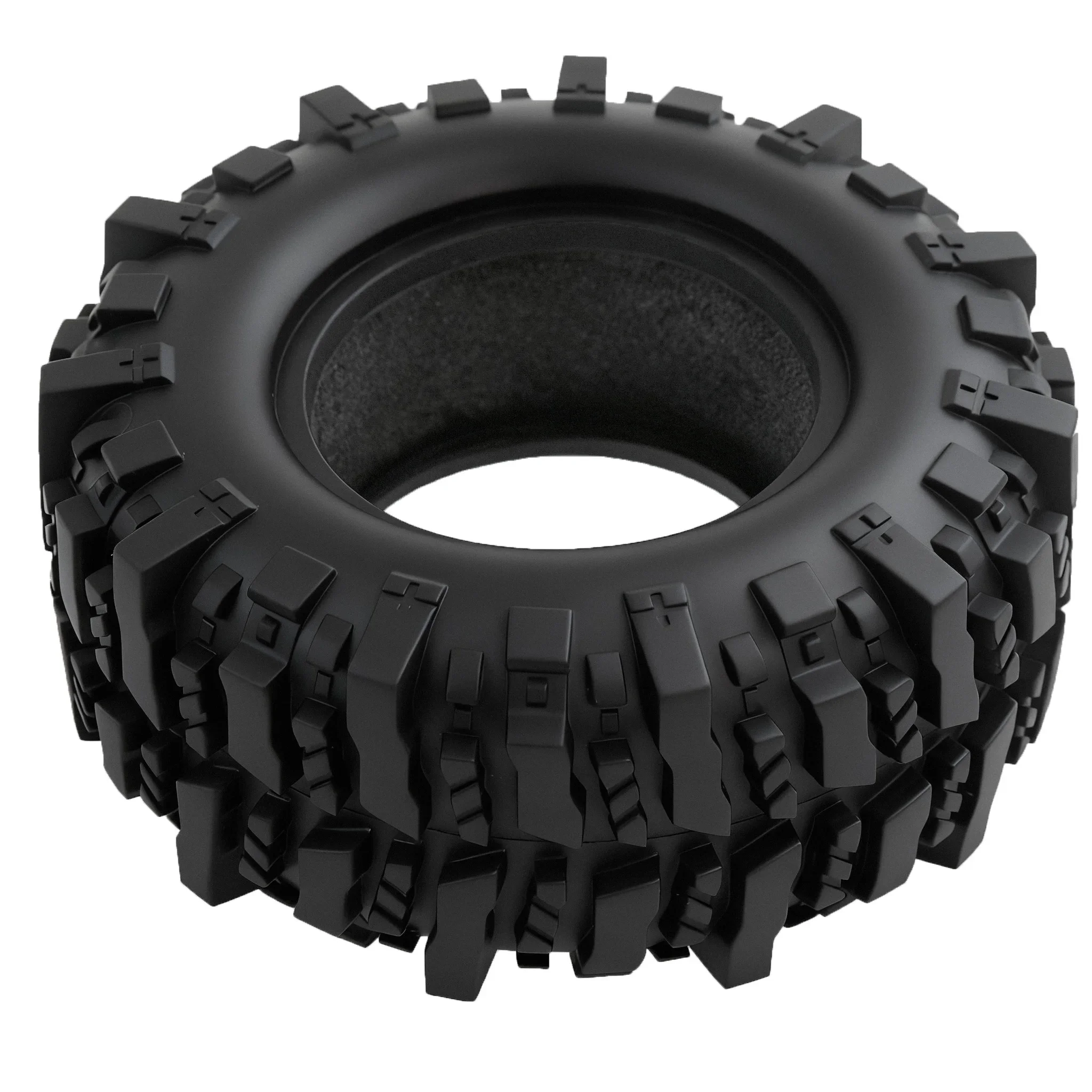 4pcs pneu de borracha RC de 1,9 polegadas 95 mm |   Pneu de cascalho/escalada SCX10 II·TRX4·D90 Axial 90046/90047 universal