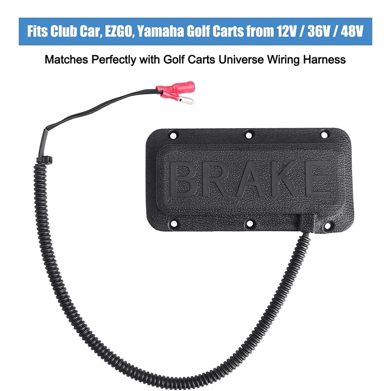 

Universal Golf Cart Brake Light Switch Brake Pad Switch Pedal For Club Car EZGO Yamaha Golf Carts