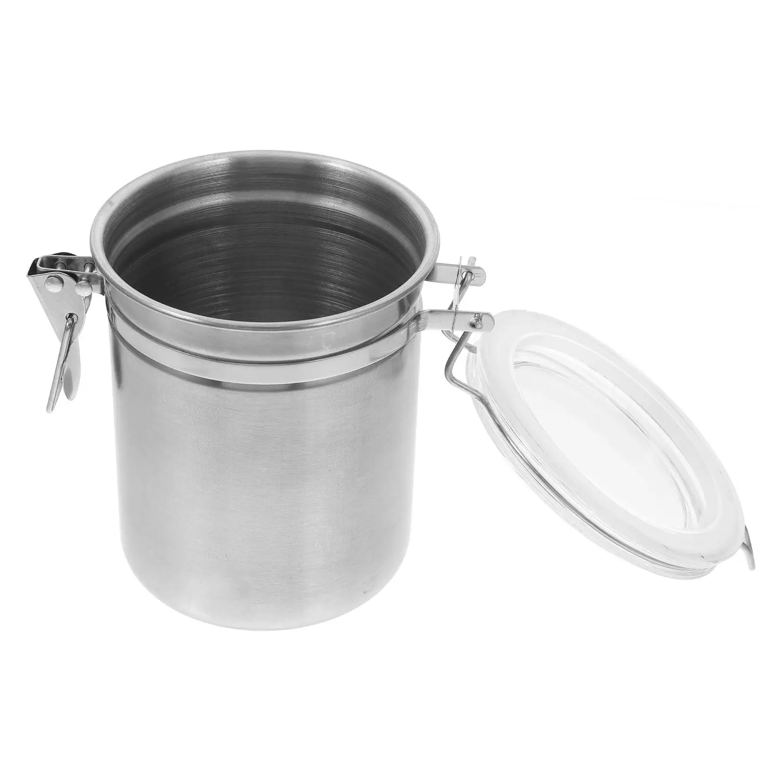 

Stainless Steel Box Sealed Food Storage Container Airtight Spice Jar Portable Herb Candy Canister Mini Containers Salt