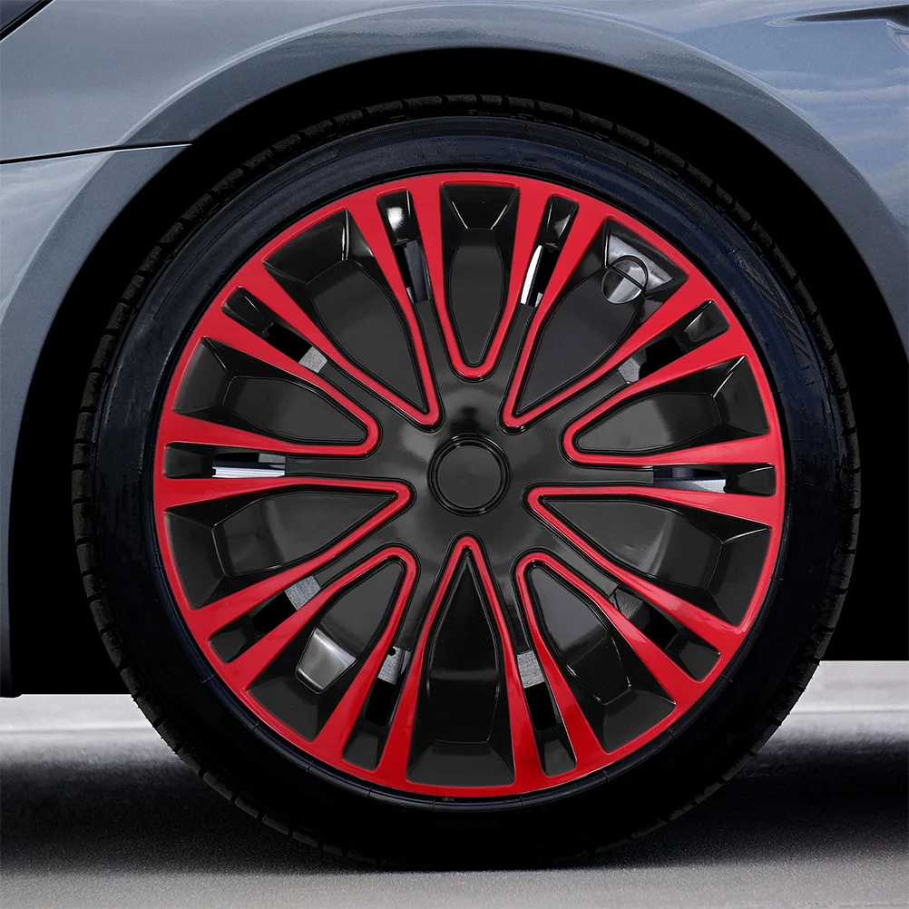 

15 Inch Wheel Rim Cover Hubcap Decorative Automotive Accessory Tough PP Material Corrosion Resistant Fast Installation Hub Caps