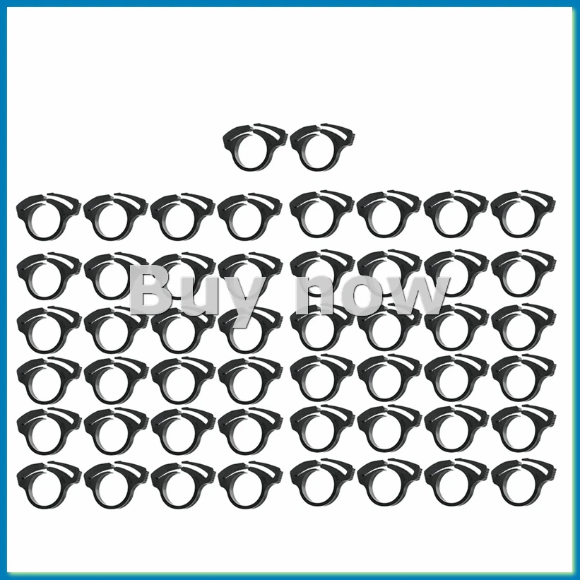 

50PCS PE Pipe Clamp Φ16 Irrigation Pipe Fixed to Prevent Water Leakage Sprinkler Drip Pipe Accessories Fixed Snaps-A33R