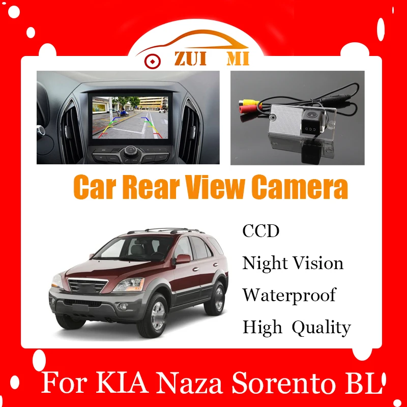 

Car Reverse Rear View Camera For KIA Naza Sorento BL 2003~2008 CCD Full HD Night Vision Backup Parking Camera Waterproof