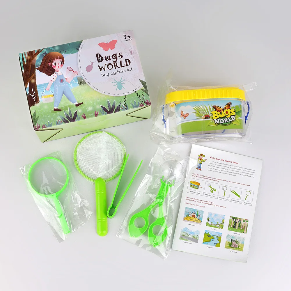 Outdoor Insect Trapping Tool Set, Insect Observation Box, Toy Set For Exploring Nature