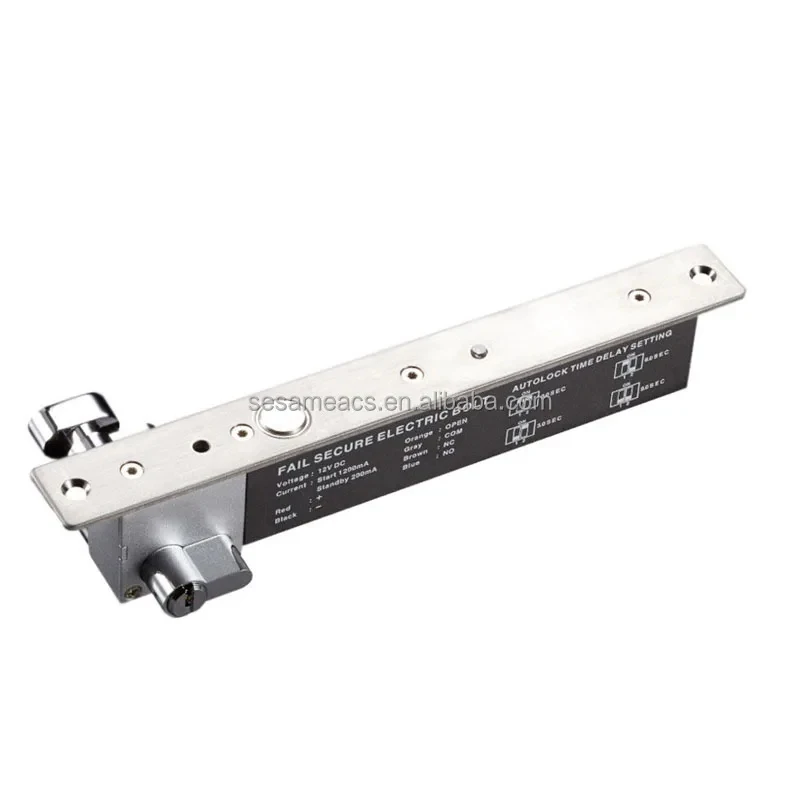 Fail Secure Bolt With Mort Cylinder High Security Commercial Residential Securi…
