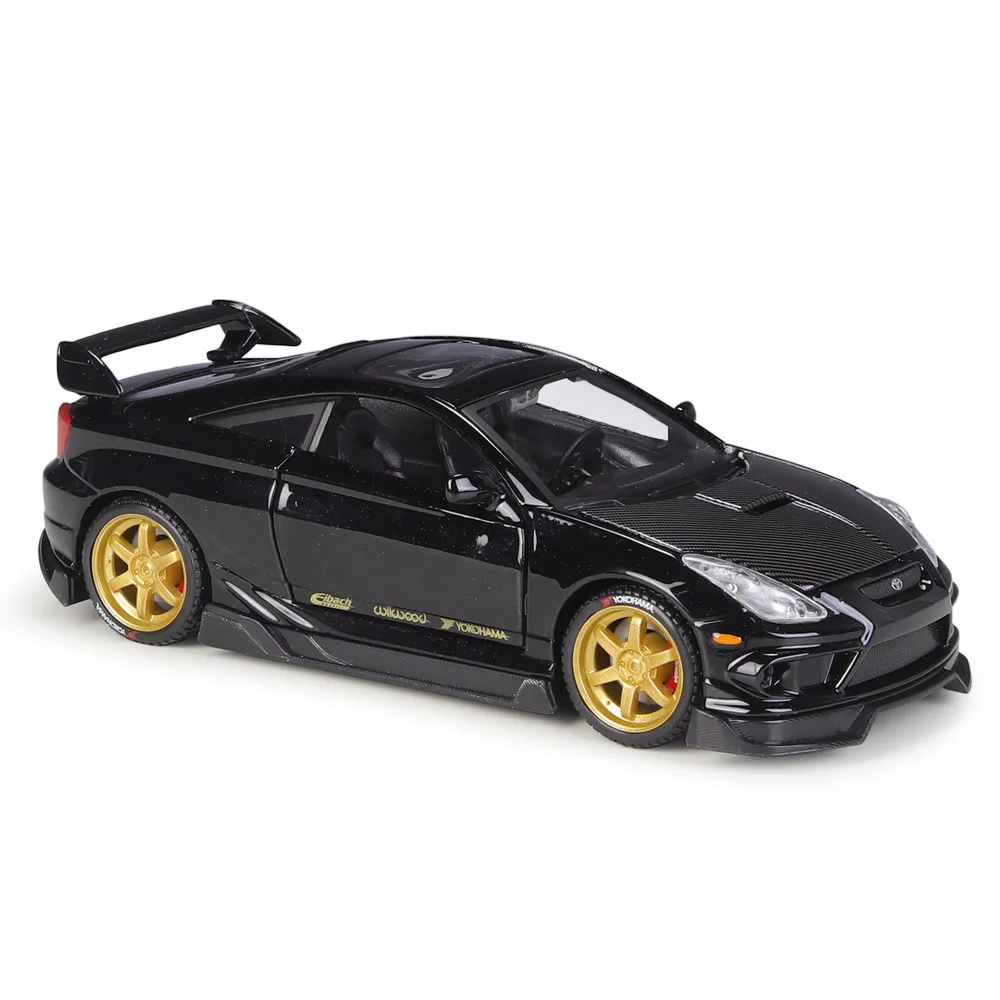 Merck Figura 1:24 Toyota Celica GT-S modificata in lega di simulazione modello di auto finito regalo giocattolo