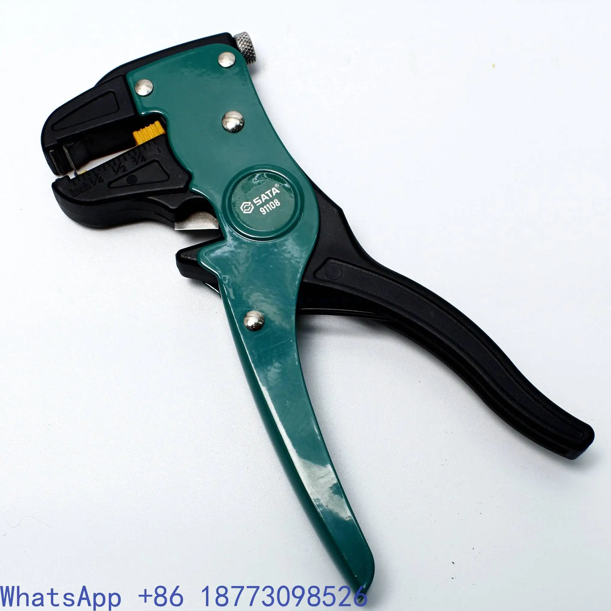 91108 Universal Wire Stripper, 6.5-inch Automatic Eagle-beak Wire Stripper, Duckbill Type Wire Insulation Stripper