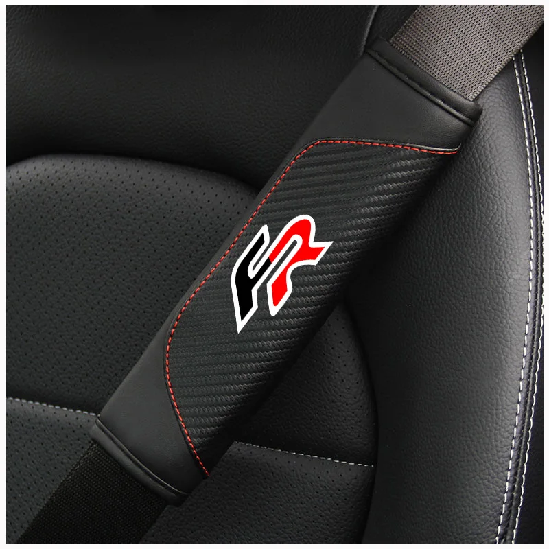 Car Seat Belt Cover Shoulder Protection Pad For Seat FR Ateca IBIZA Leon Alhambra Arosa Cordobe Tarraco Toledo Auto Accessories