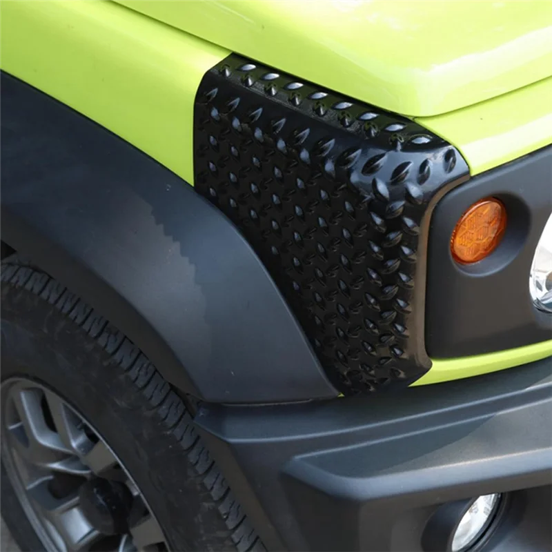 AY03-2 PCS Car Front Fender Angle Wrap Decoration Guard Cover Parts Accessories For Suzuki Jimny 2019+