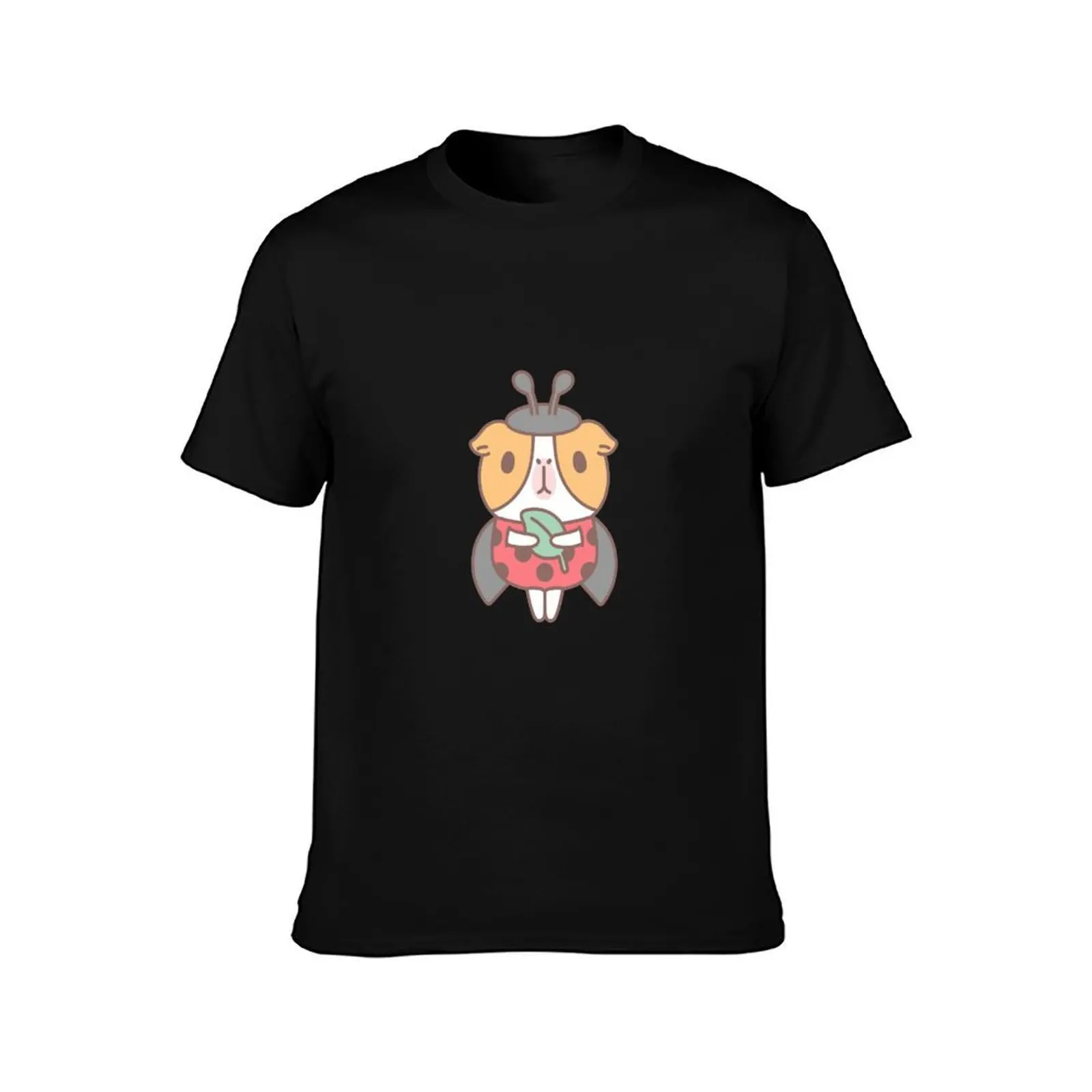 Guinea pig in Ladybug Costume T-Shirt Plus Size Lightweight Top T-Shirt