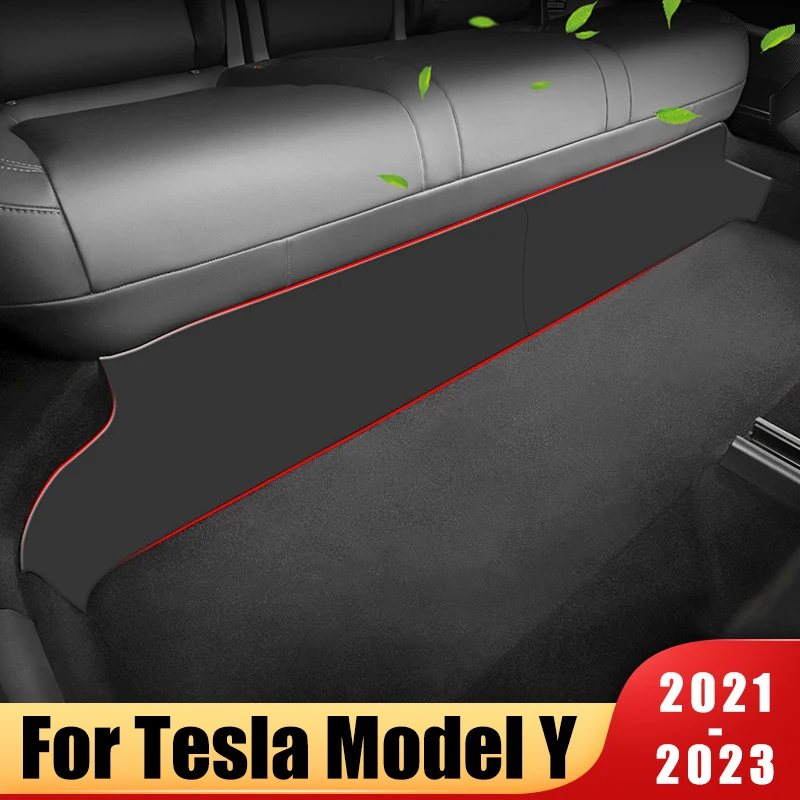 

For Tesla Model Y 2021 2022 2023 Dust Pad Passenger Anti-Dirty Kick Mat Rear Seat Lower Kick Guard Board Interior Accessories