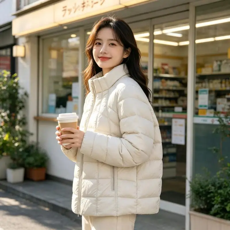 Women's Vintage Quilted Jacket  Winter Warm Parkas Long Sleeve Lady Plus Size Cotton Jacket Outerwear