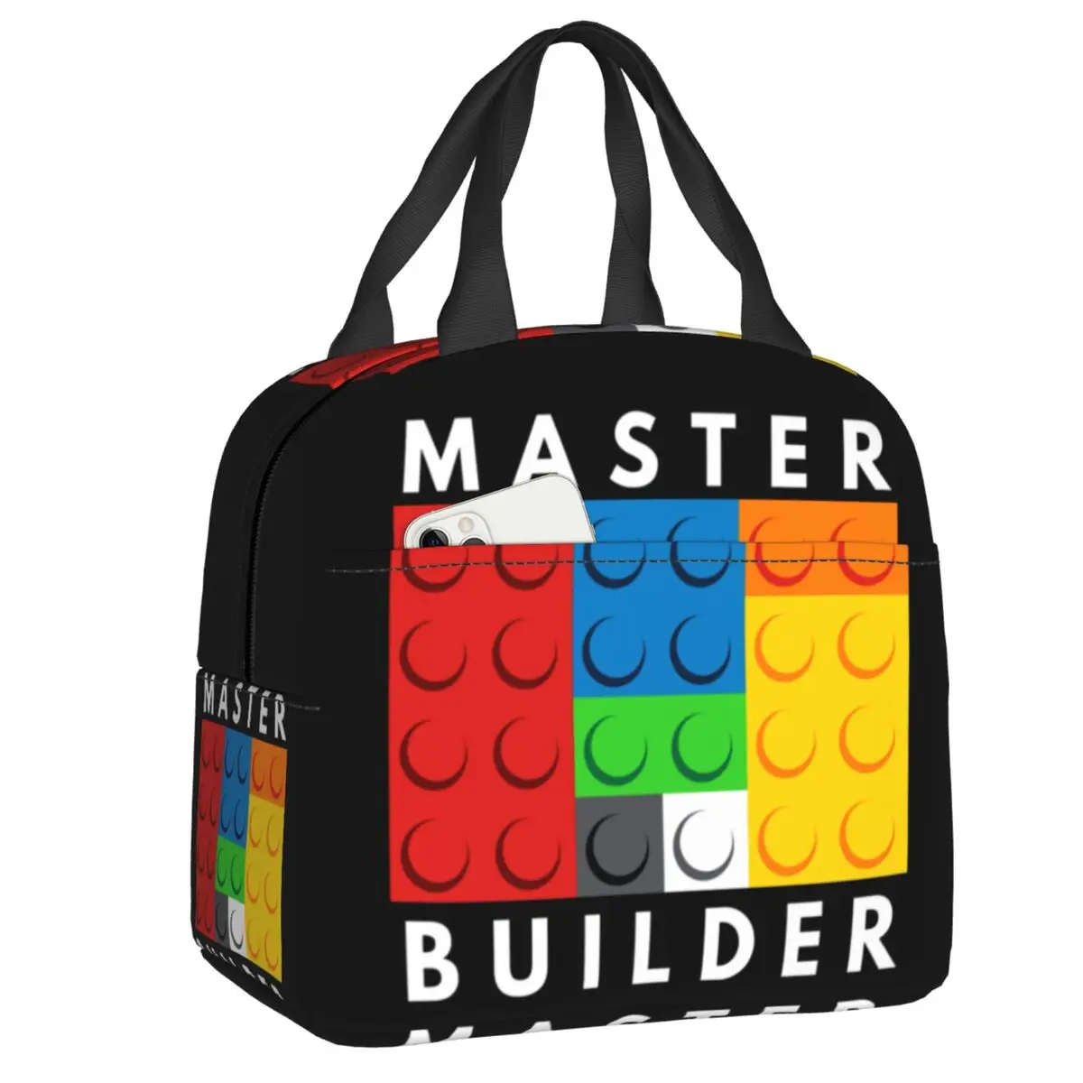 Sac à lunch isotherme personnalisé pour femme, glacière étanche, boîte à bento thermique, plage, camping, voyage