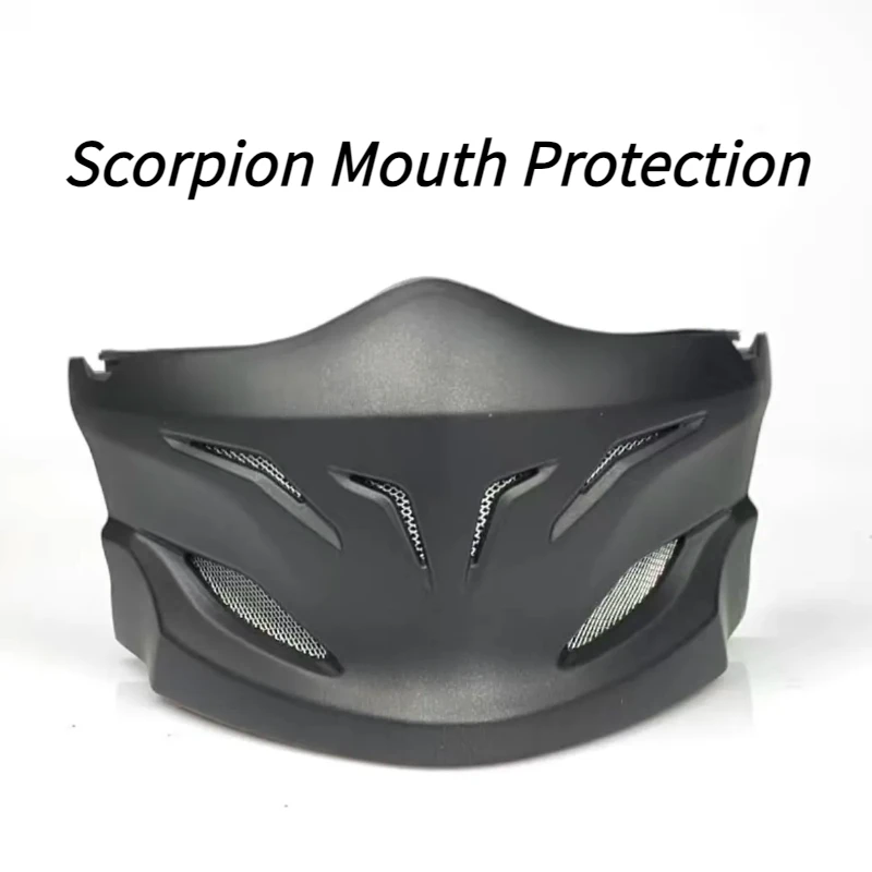 

Personality Scorpion Locomotive Motorcycle Helmet Mouth Protection Detachable Multi-purpose Combination Helmet Accessories