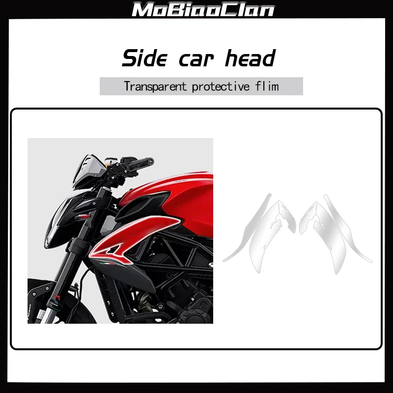 For MV Agusta Dragster 800 Self-Healing TPu Full CoverageInvisible Anti-Scratch  PPF Paint Protection Filmt High Gloss ﻿