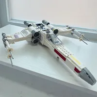 474PCS NEW IN STOCK Super Spaceship X-wing Fighter Building Blocks Model Space Wars Assemble Bricks Toys Gifts For Kid Boy Adult
