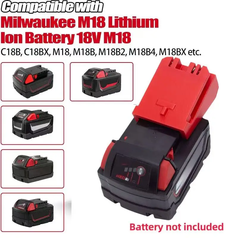 For Stacyc Bicycle Adapter Converter For Milwaukee  M18 Series Battery Convert To For Stacyc Lithium Battery