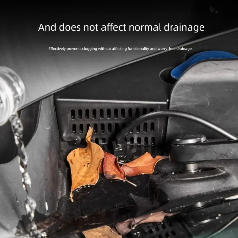 

Защитная крышка для сливного отверстия в моторном отсеке Lynk & Co 900, предотвращающая засорение, с водоотводящим желобом и защитой от листьев, аксессуары для модификации автомобиля