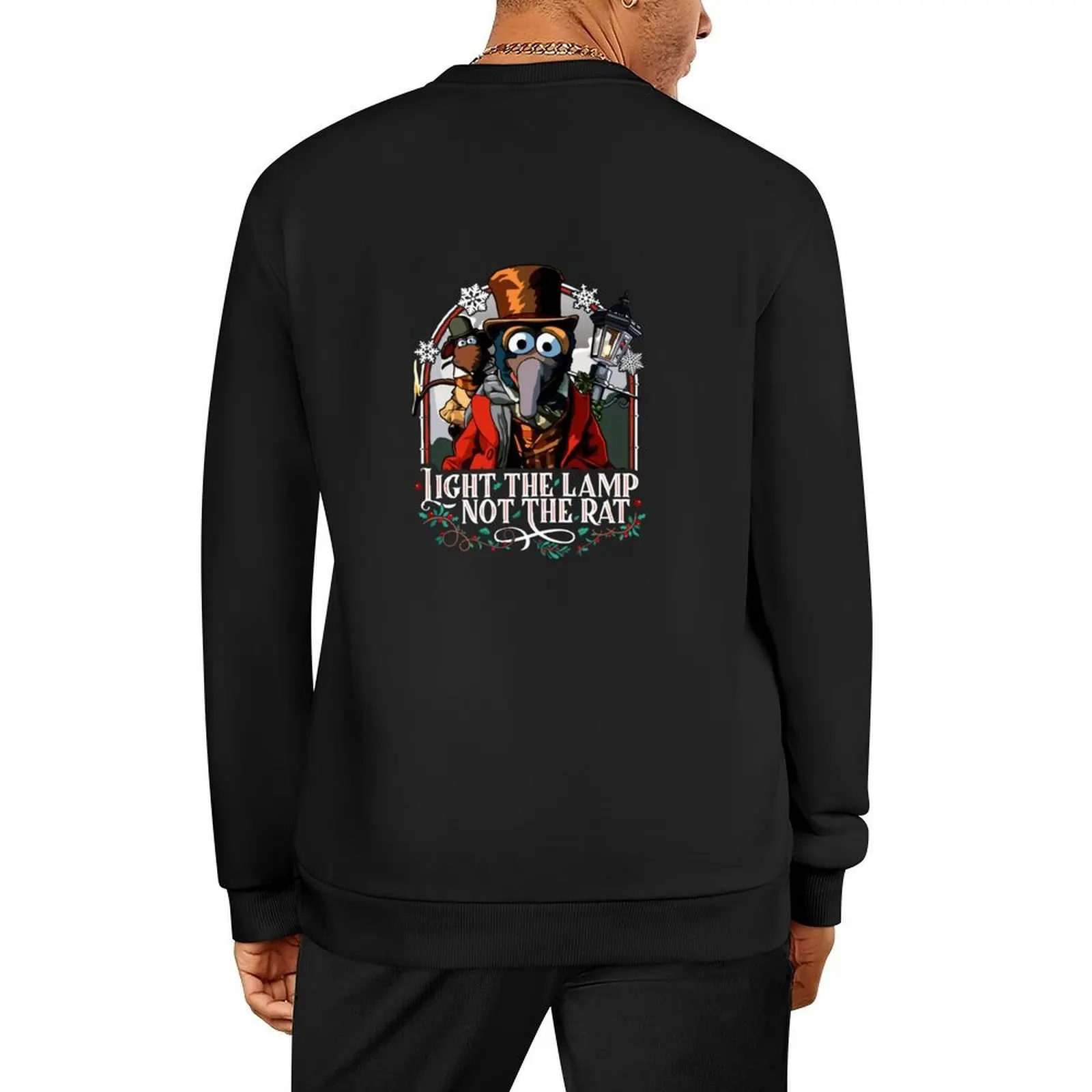 

Muppet Christmas Carol - Light The Lamp Not The Rat Pullover blouse mens designer clothes aesthetic clothing sweatshirts men
