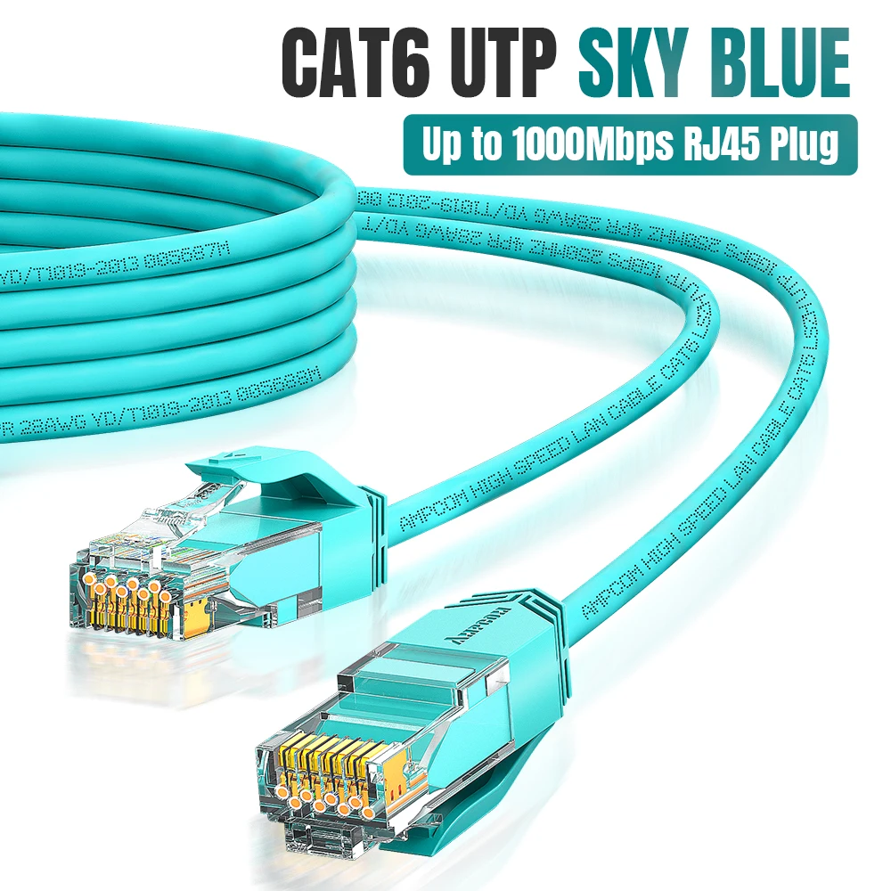 Variant: Cat6 UTP Sky Blue