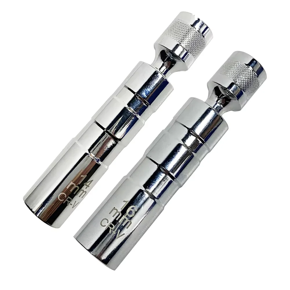 Universal Magnetic Spark Plug Sleeve Thin-walled Universal Joint 14/16mm Automotive Repair Spark Plug Disassembly ToolUniversal image 2