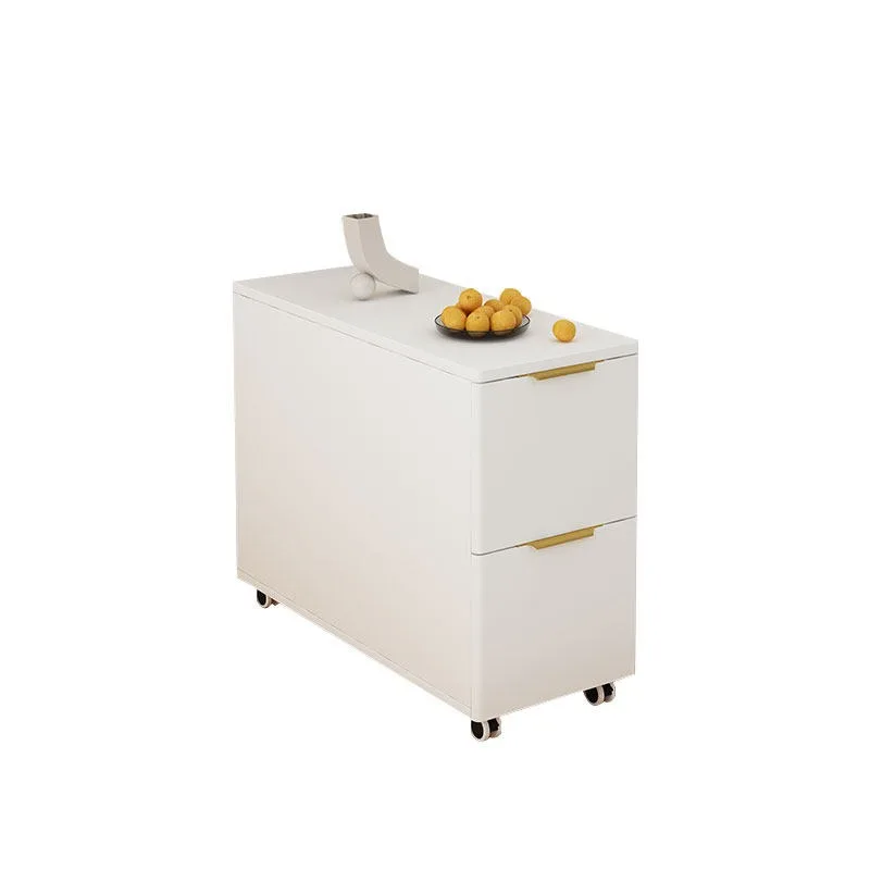 

Extremely narrow bedside table, light luxury and minimalist bedside table, ultra-narrow bedroom storage cabinet, small mini lock