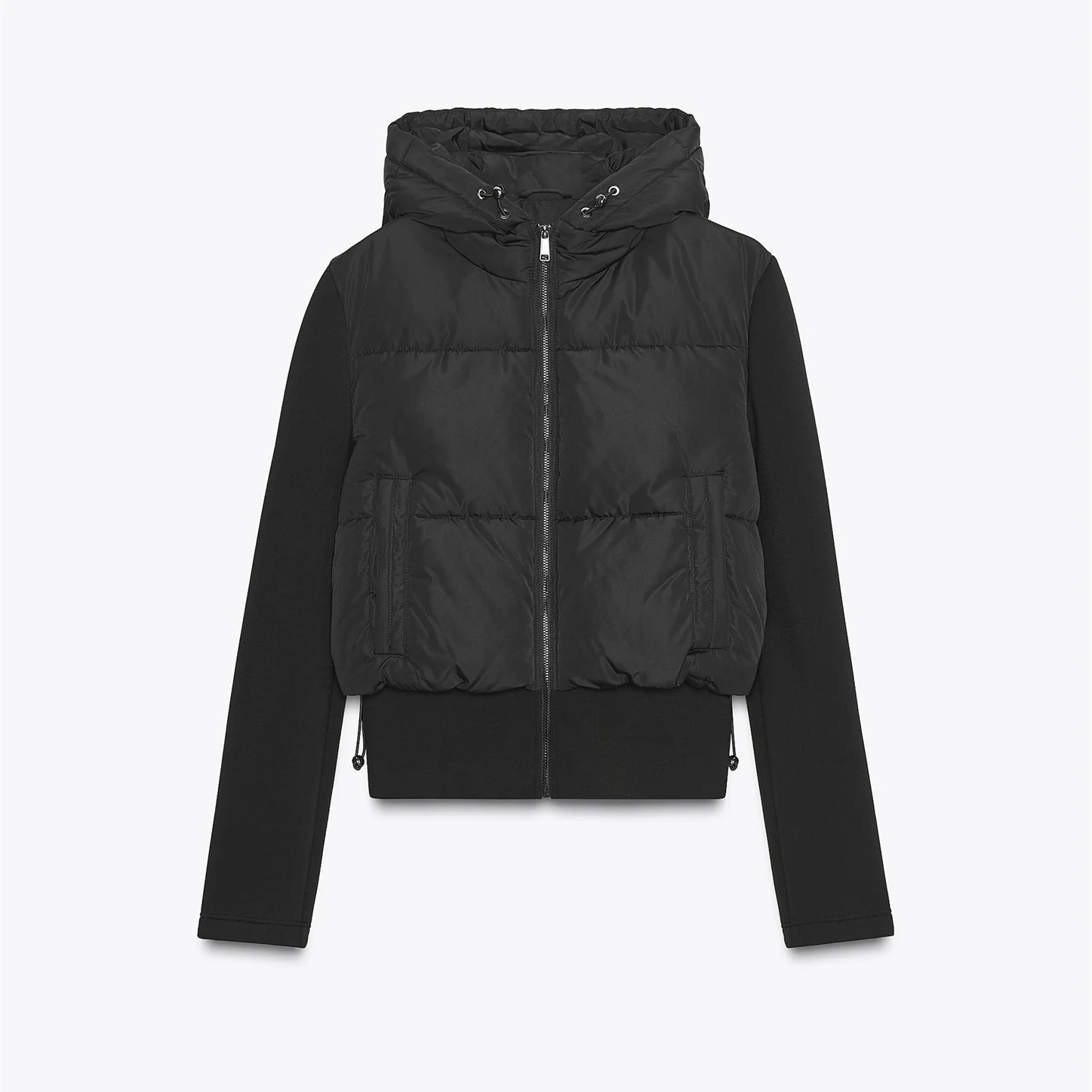 Fall Winter New Arrival Women's Fashion Slim Fit Cotton Jacket with Waist-Cinching Hood Commute Style 8073224