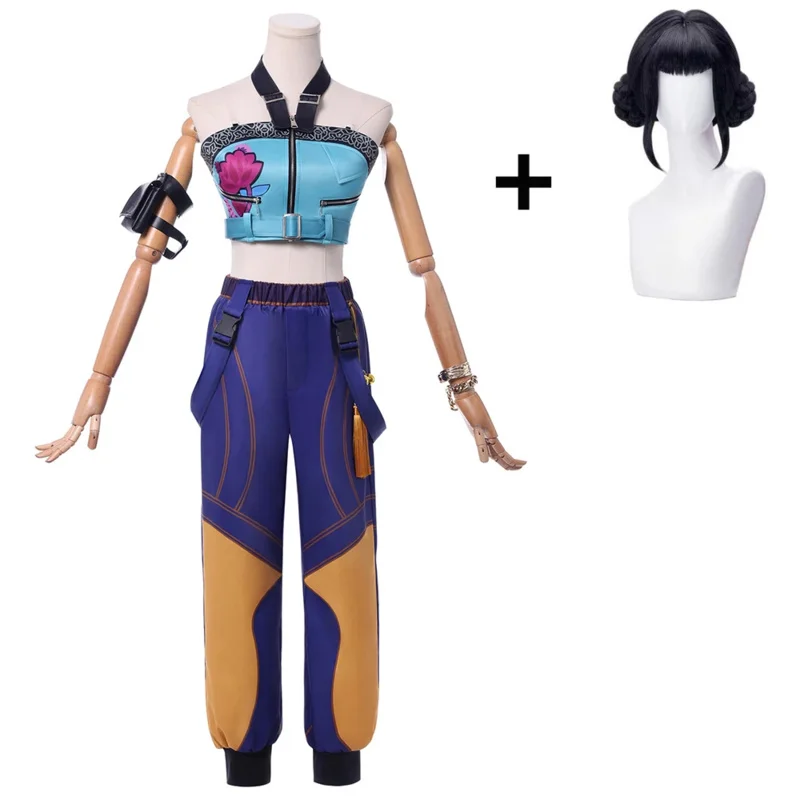 CyAnime KPop شيطان الصيادين زوي تأثيري حلي شعر مستعار زوي تأثيري Kpop الصيادين لعب الأدوار الدعاوى للنساء الفتيات أزياء الهالوين