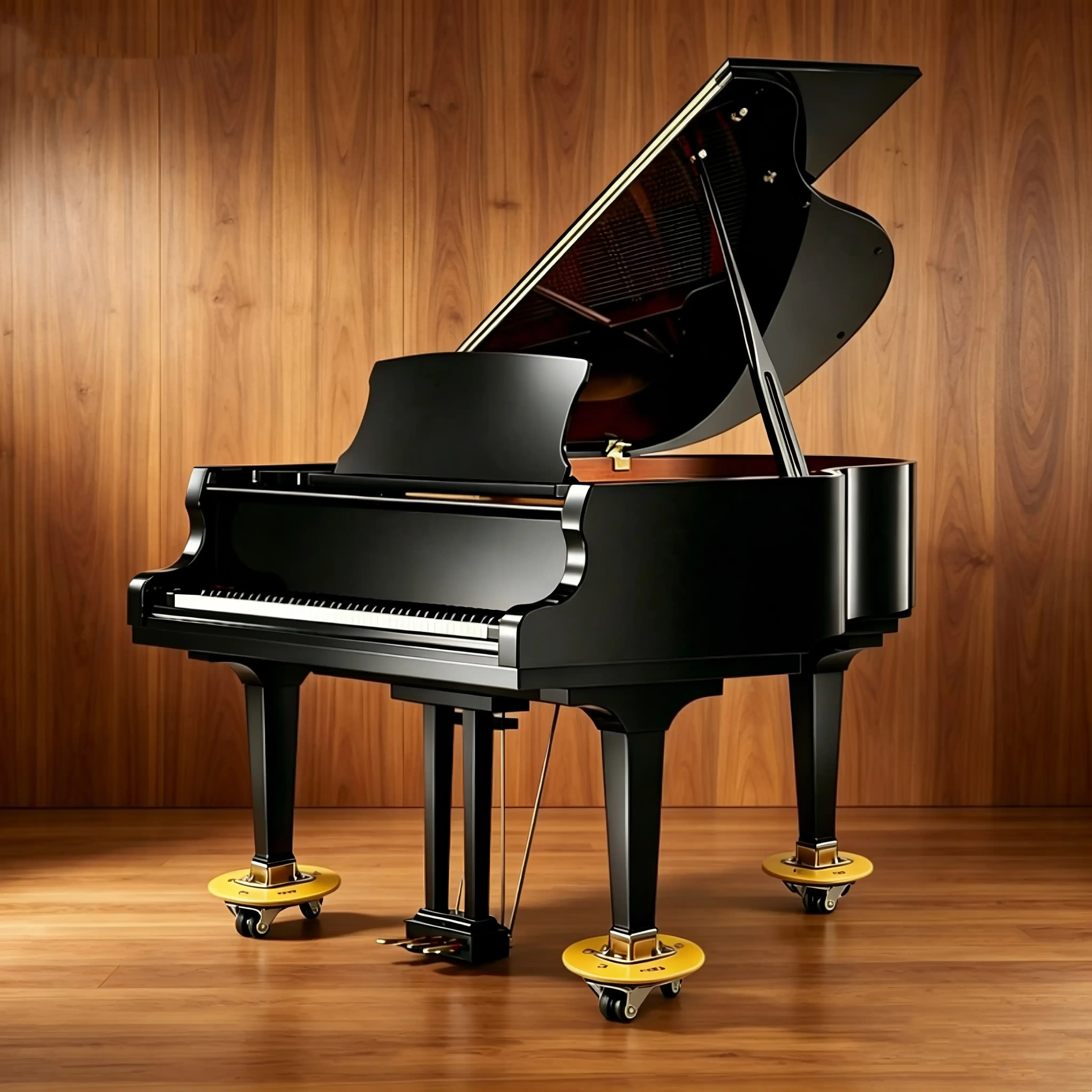 Grand piano mobile roller casters and pads / Bai Caixing invented / Grand piano mobile rollers