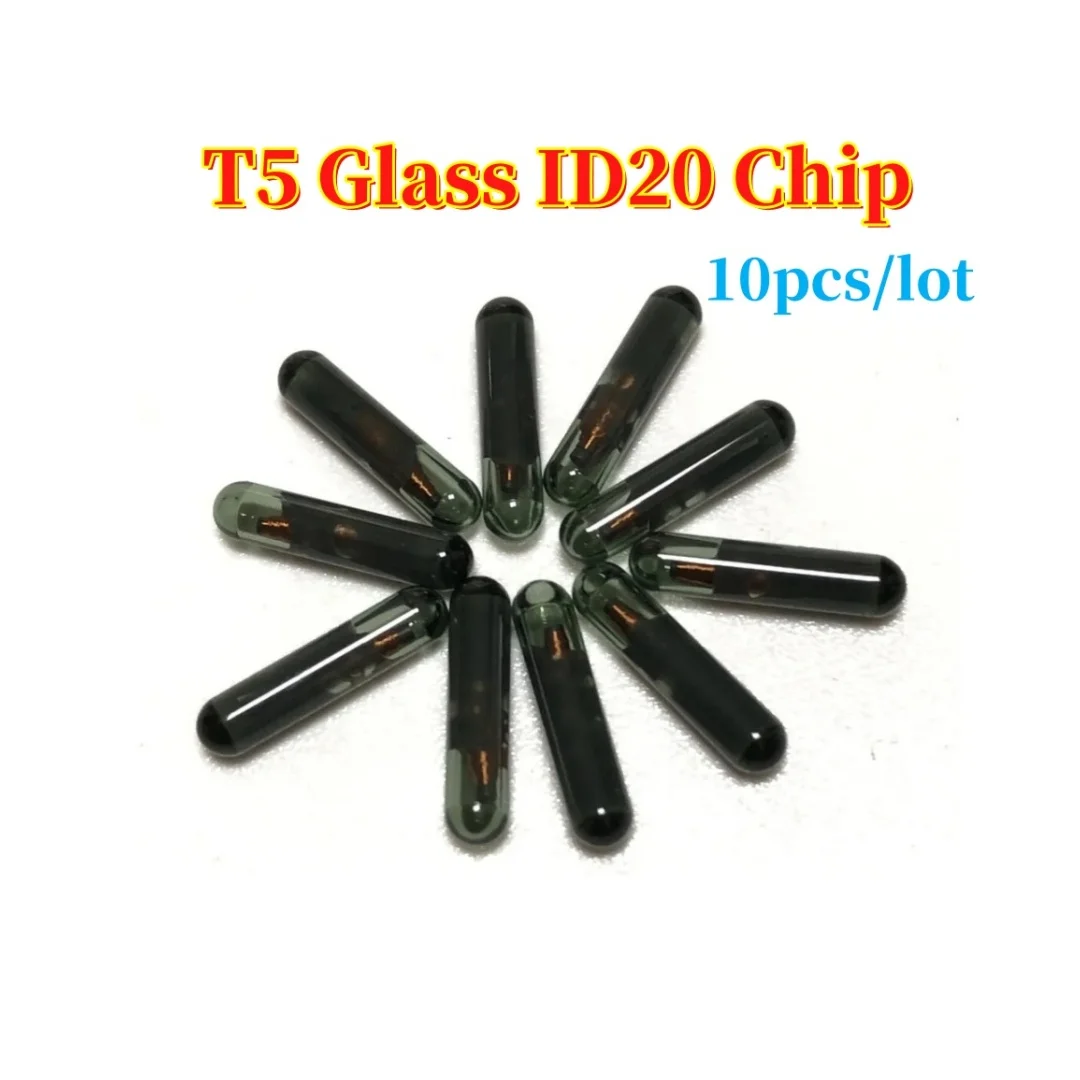 

10pcs/lot original car key chip T5 ID20 glass chip auto transponder chip / T5 ID20 chip (ID20) PCB chip