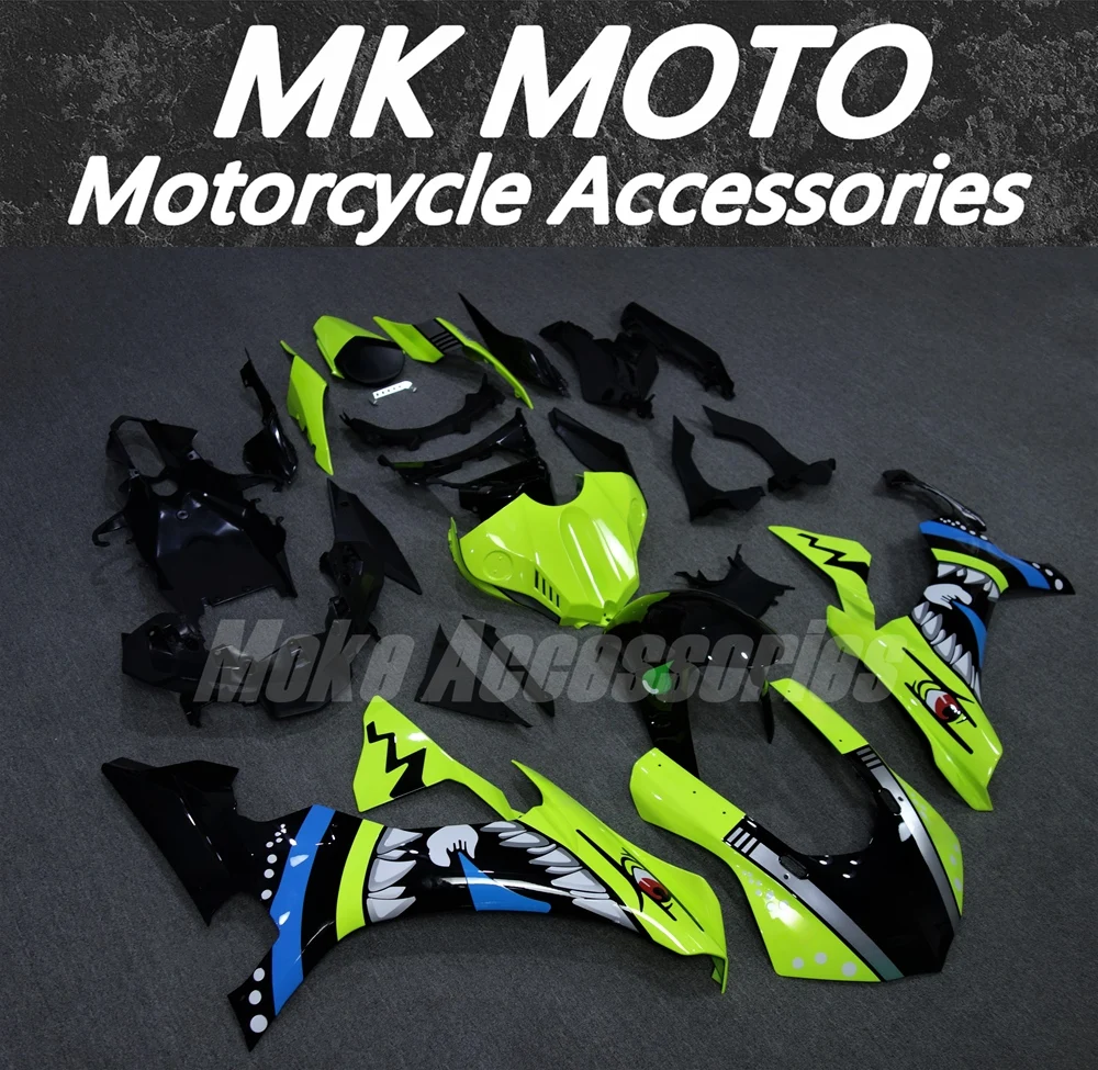 Motorcycle Fairings Kit Fit For Yzf R1M R1 2015 2016 2017 2018 2019 Bodywork Set High Quality ABS Injection Neon Black Shark