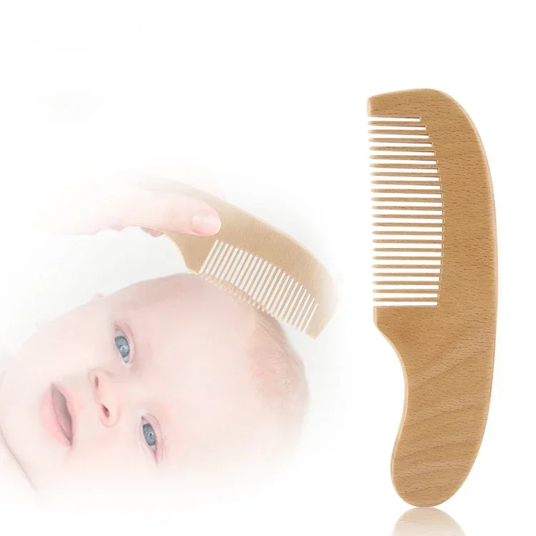 Personalized Baby Hairbrushes Engrave Infant Name Wooden Newborn Hair Brush Comb Brush Birth/Baptism/Birthday Baby Shower Gifts