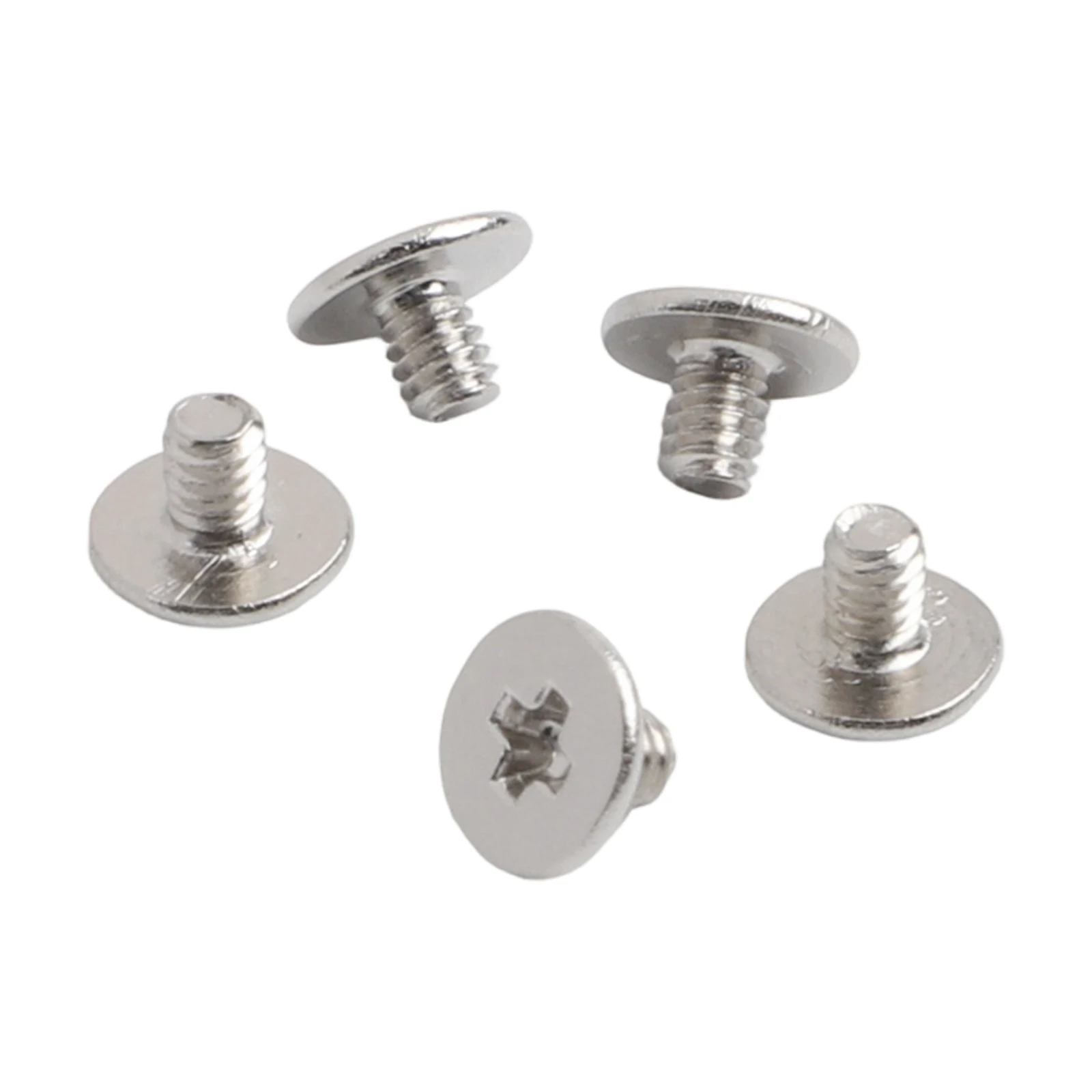 PC Mounting Screws Flat Head Screws For Computer Installation Silver Screwdriver Nickel-plated Finish Carbon Steel Flush Fit