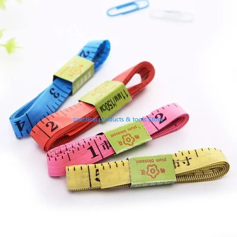 

77JB Soft Tape Measure Double Scale Body Measuring Tape Sewing Ruler Fashion Tape