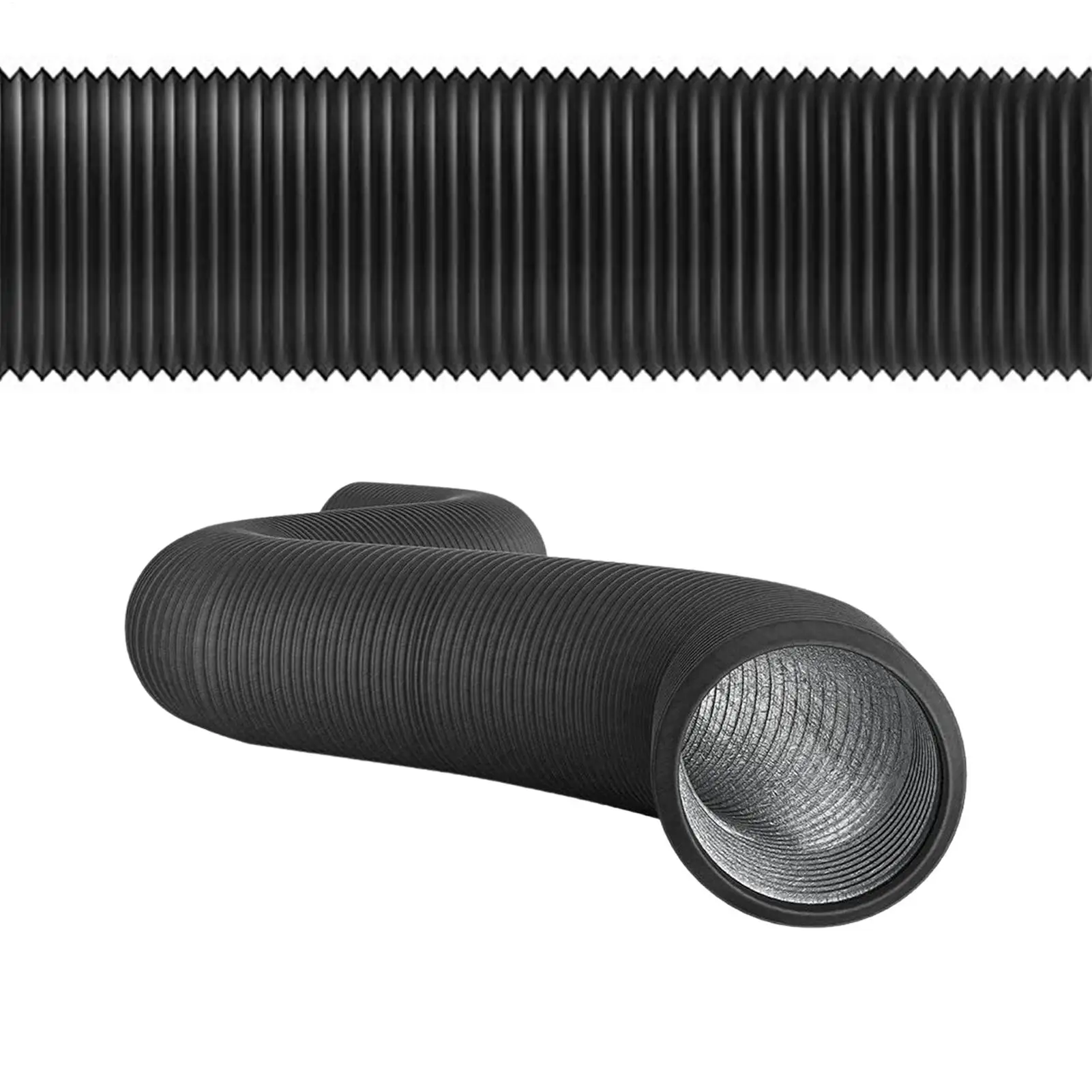 Mangueira de ventilação para secador de duto de alumínio flexível, isolada, resistente, ventilação, exaustão, tubo de duto de alumínio