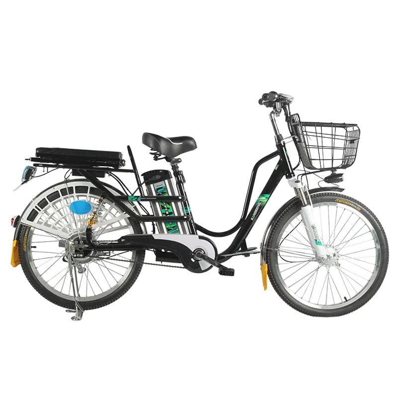 

24 Inch Spoke Wheel 350w Fire Spirit Bird Cargo Electric Bike With Gear Motor Lithium Battery