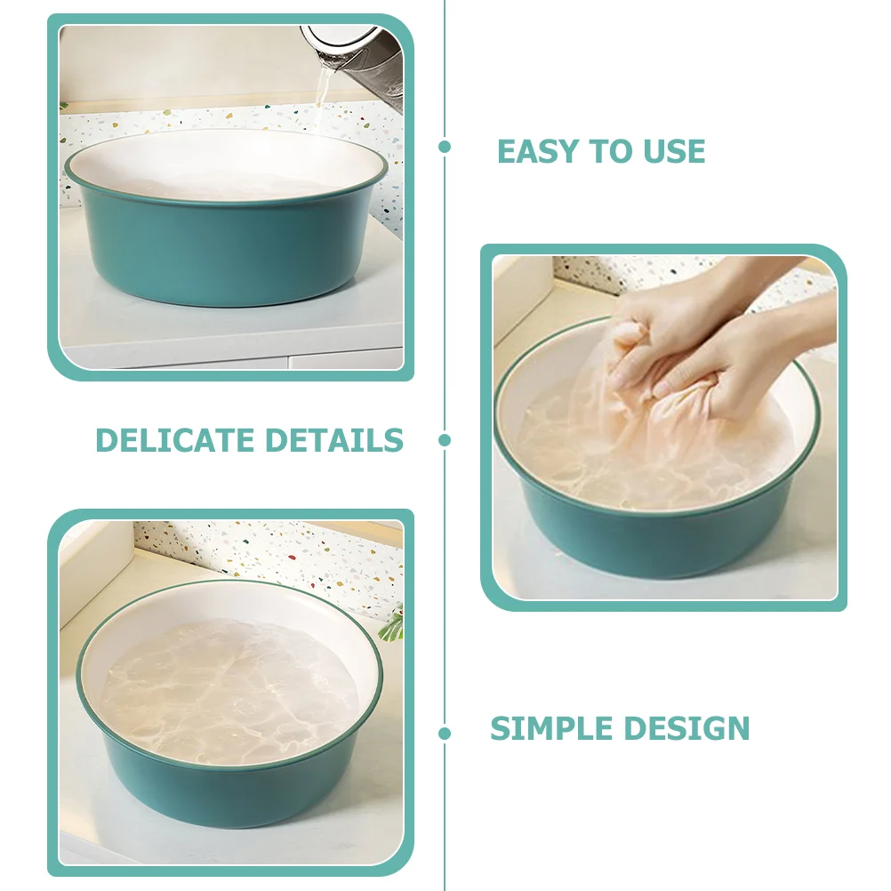 Wash Basin Plastic Tub Foot for Soaking Feet Dish Salon Washing Kitchen Hand Bathroom