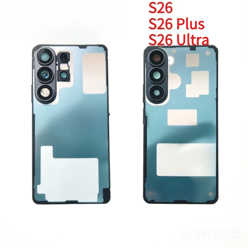 Housing Replacement For Samsung Galaxy S26 Ultra Plus Glass Transparent Battery Back Cover Repair + Camera Lens