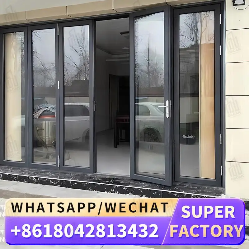 

Customizable Windows Foldable Door Ideal for European Commercial Spaces Innovative Factory Solution Windows Foldable door