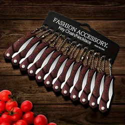 12pcs/ set folding knife, keychain knife, outdoor camping supplies L9195