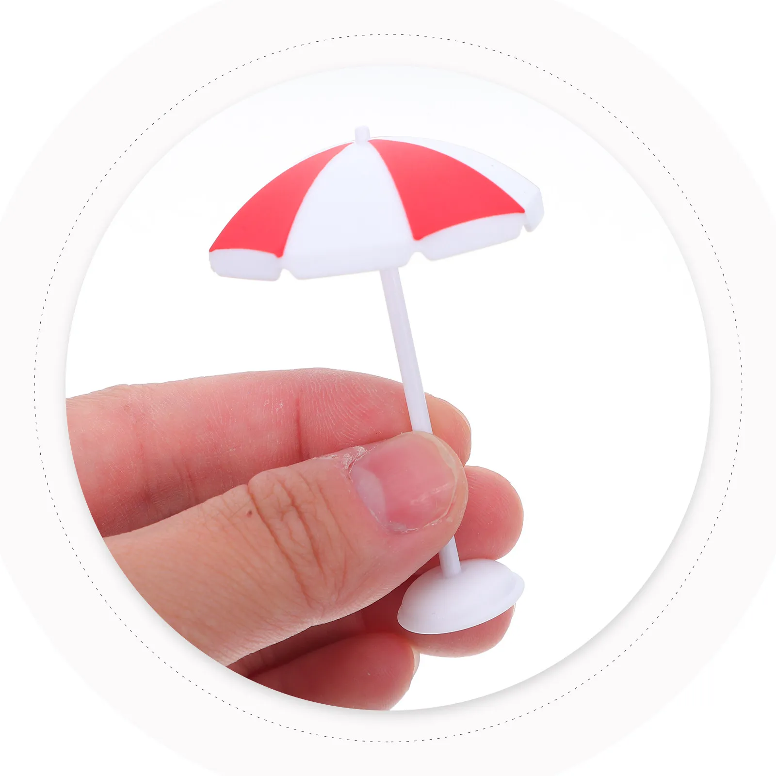 Mini Sun Umbrellas 8pcs – Miniature Beach Decor for DIY Crafts, Terrariums, Aquariums & Cake Toppers