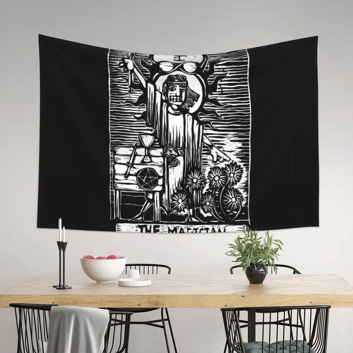 

The Magician - Tarot Cards - Major Arcana Tapestry Room Decor Aesthetic Home Decor Accessories Tapestry