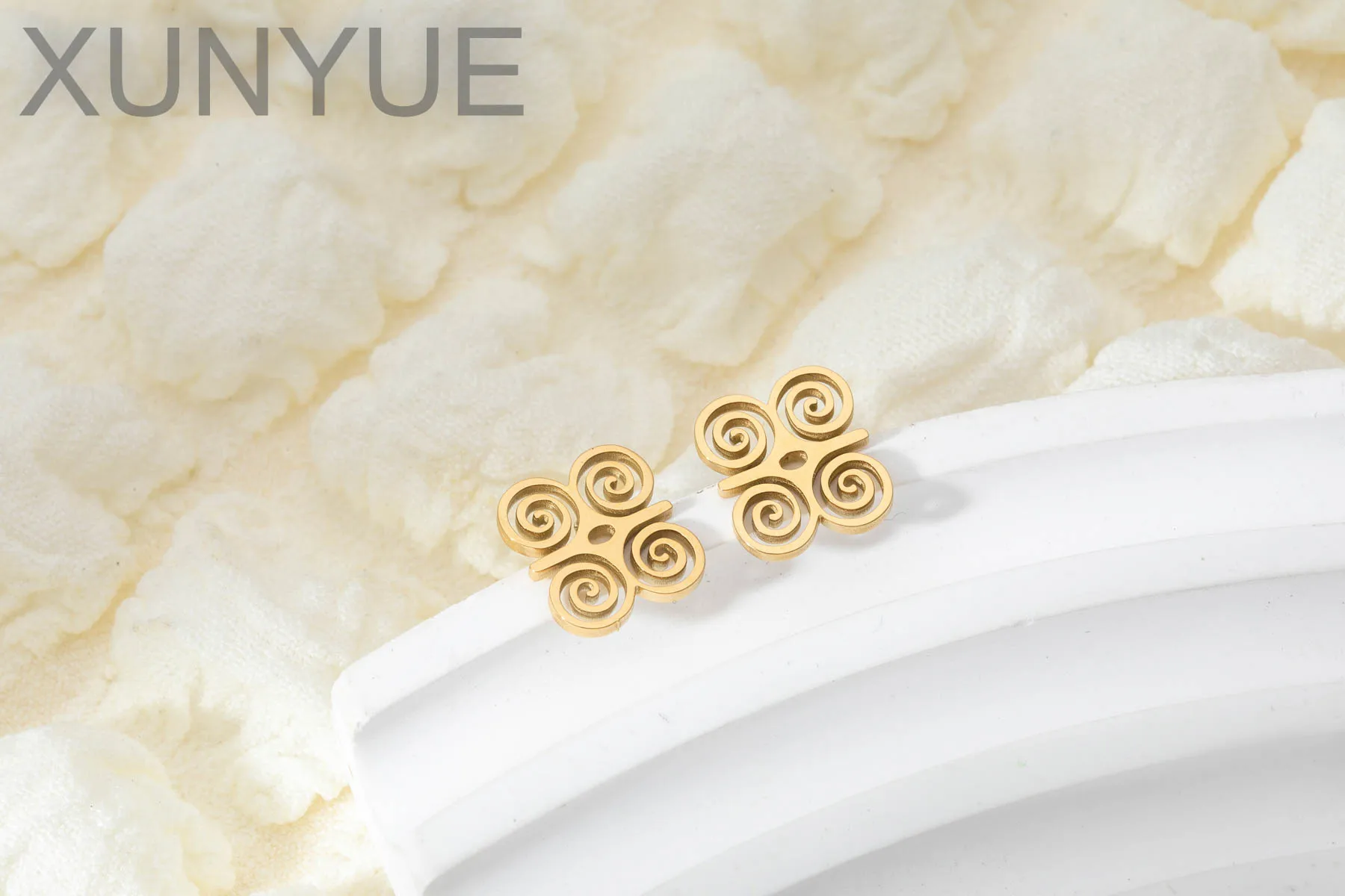 Charms Custom African Adinkra Symbols Pendant  Earrings For Women Gye Nyame Stainless Steel Charm Ethnic Jewelry Gifts Ghanaian