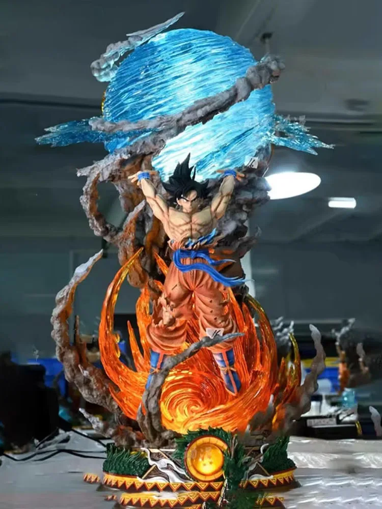 Dragon Ball 25cm Goku Actionfigur Spirit PVC-Statue Anime Super Saiyajin Sammlermodell Puppe Spielzeug Anime-Geschenk