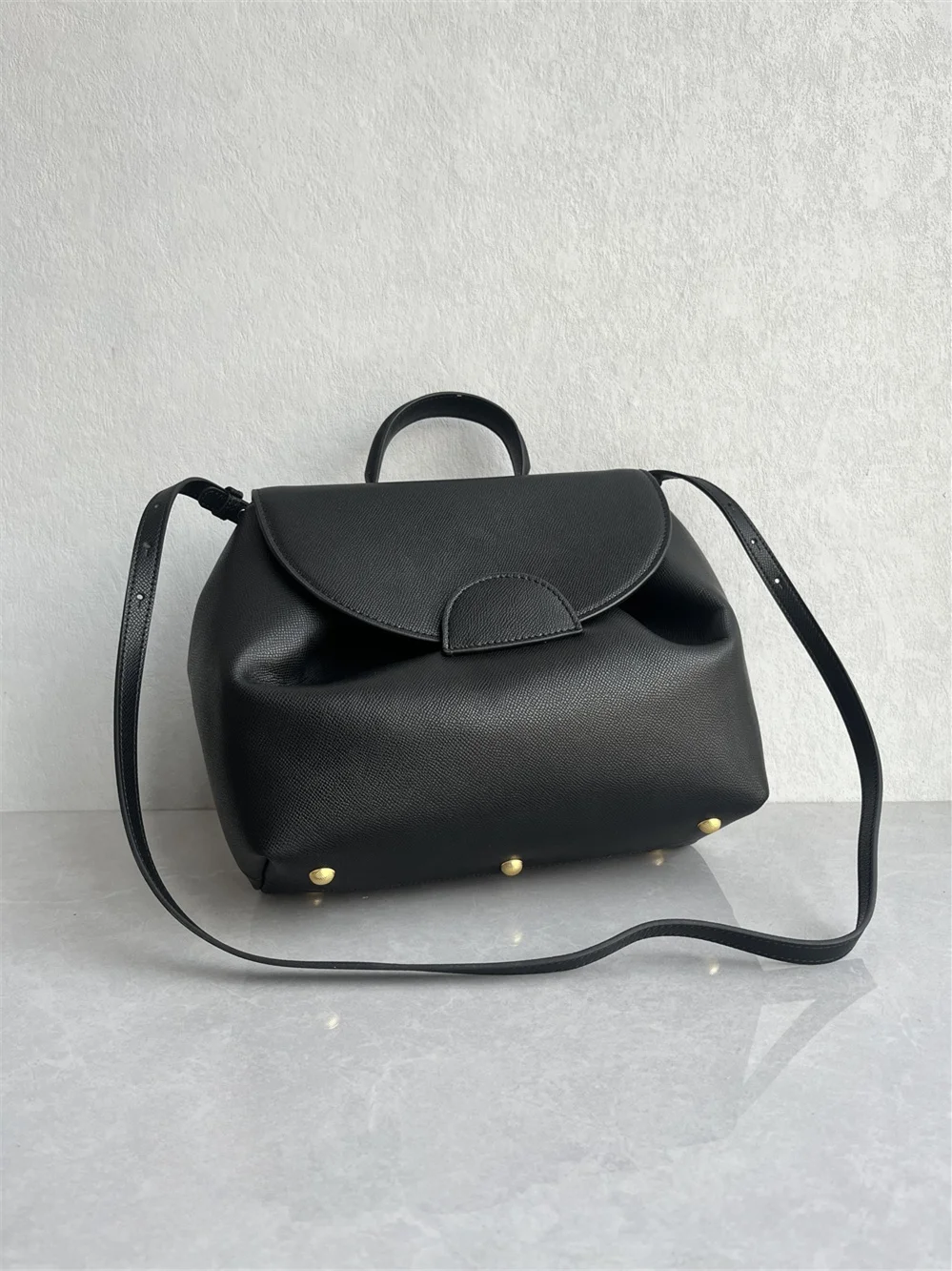 High Quality Cowhide Happy Face Bag Fashionable Versatile Premium Texture Casual Single Shoulder Crossbody Handbag for Women