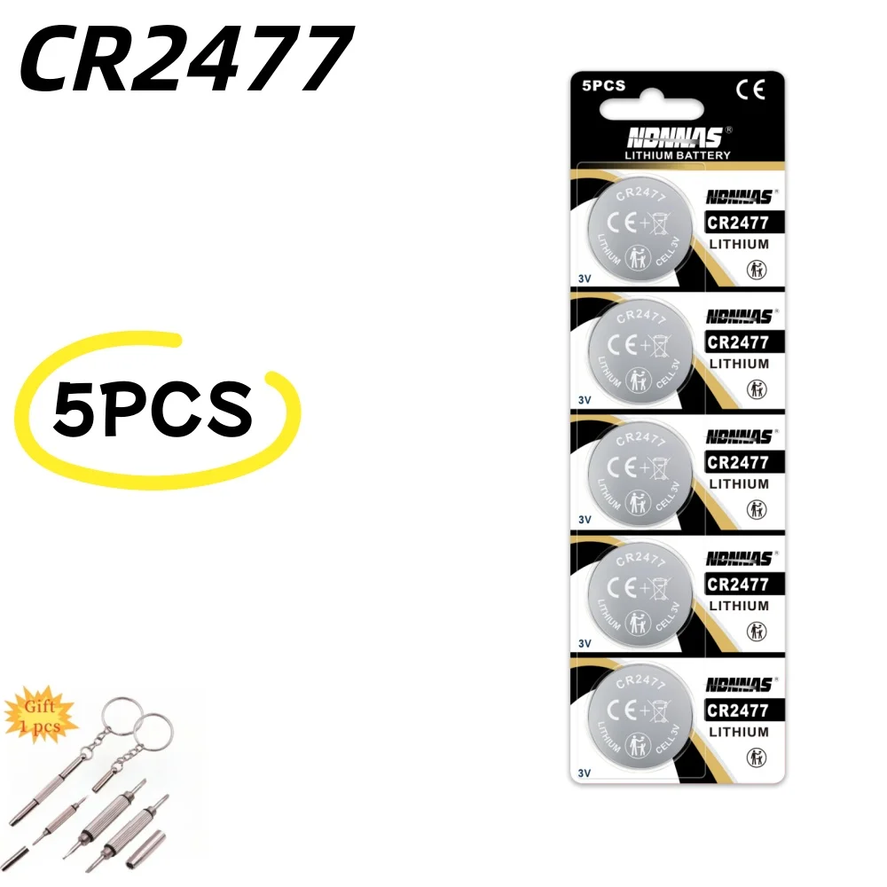 2-50PCS CR2477 Button Battery 3V DL2477 ECR2477 KCR2477 Lithium Batteries for Electronic Watch Calculator