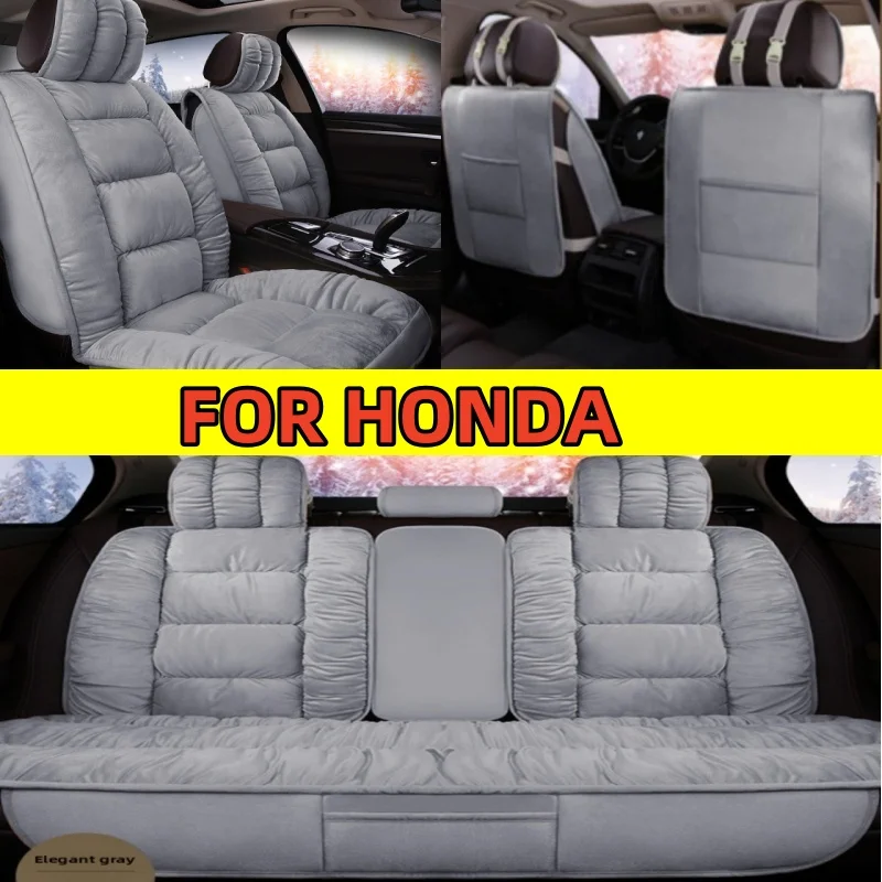 

FOR HONDA CR-V 2023-2025 Car seat cover Winter short plush thickened warm soft and comfortable fully wrapped seat cover cushion